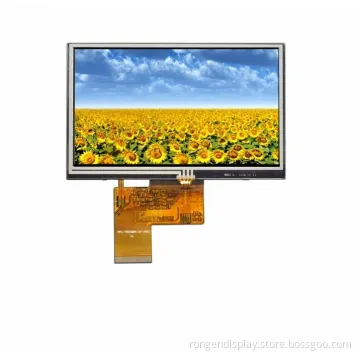 Rg050cqt-01r for Ship Navigation System 5 Inch 800*480 LCD Display